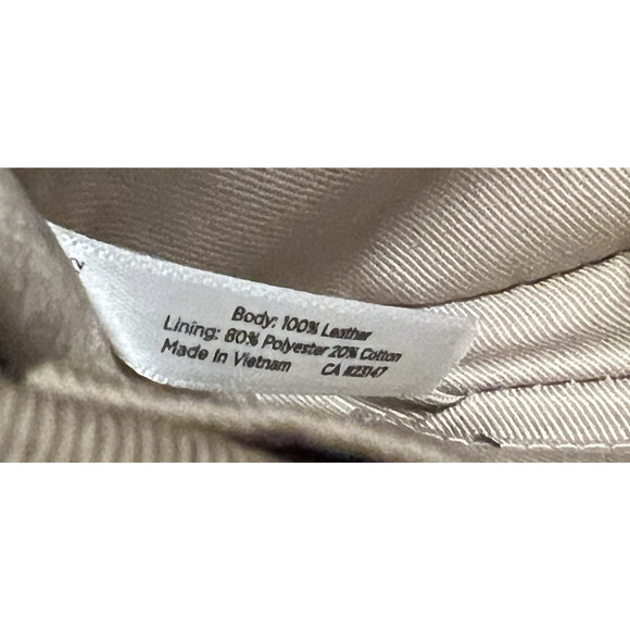 TALBOTS Black Mini Clutch Peeble Leather Wristlet Handbag Purse Quality - Picture 5 of 5